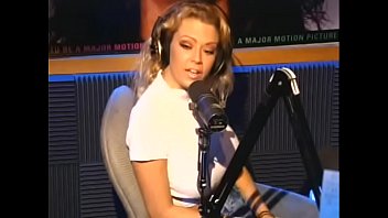 21 year old porn star Jenna Jameson strips for Howard Stern, 1995, The Howard Stern Show Blonde, Tits, Flashing, Lingerie, Big Tits, Pussy, European, American